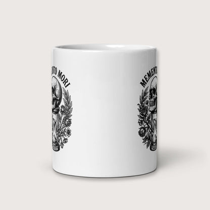 Memento Mori Tempus Fugit Mug - history buff gift by HistoHead