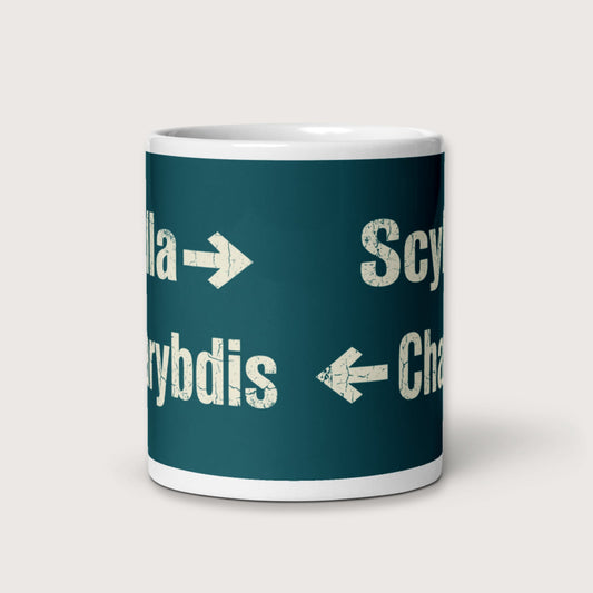 Between Scylla and Charybdis Mug - history buff gift by HistoHead