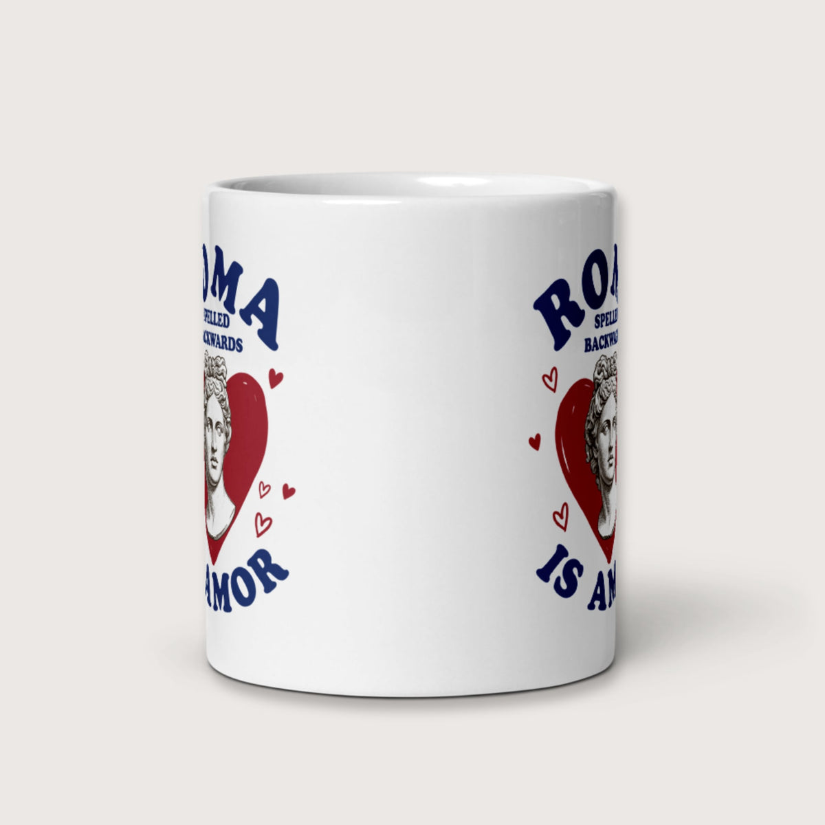 Roma Spelled Backwards Is Amor Mug - history buff gift by HistoHead