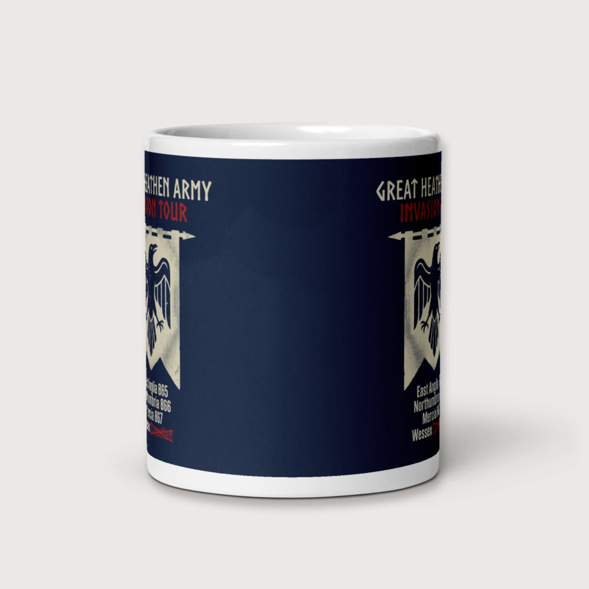 Great Heathen Army Invasion Tour Mug - history buff gift by HistoHead