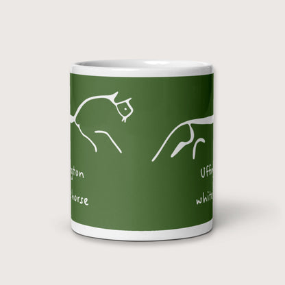 Uffington White Horse Mug - history buff gift by HistoHead