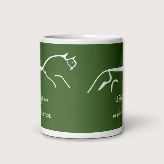 Uffington White Horse Mug - history buff gift by HistoHead