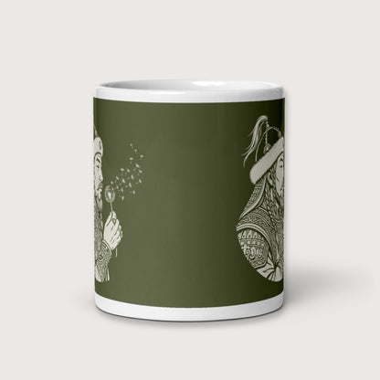 Genghis Khan Blowing Wishes Mug - history buff gift by HistoHead