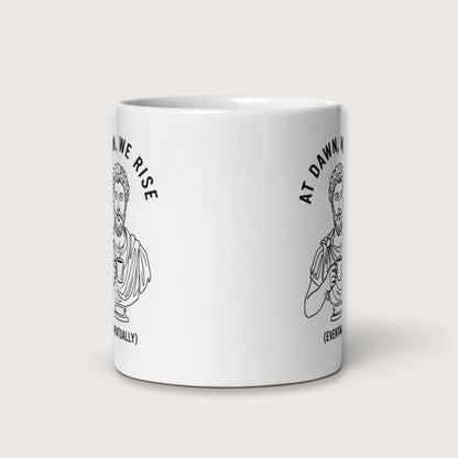 At Dawn We Rise Mug - history buff gift by HistoHead
