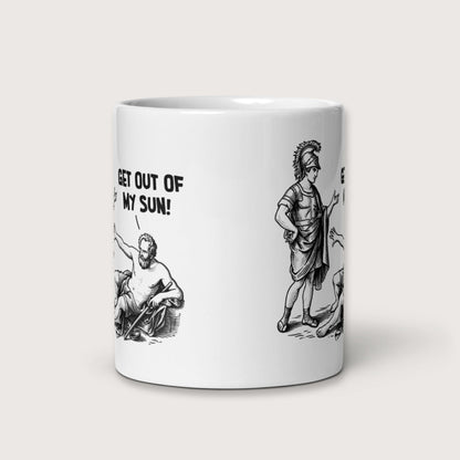 Diogenes: Get Out of My Sun Mug - history buff gift by HistoHead