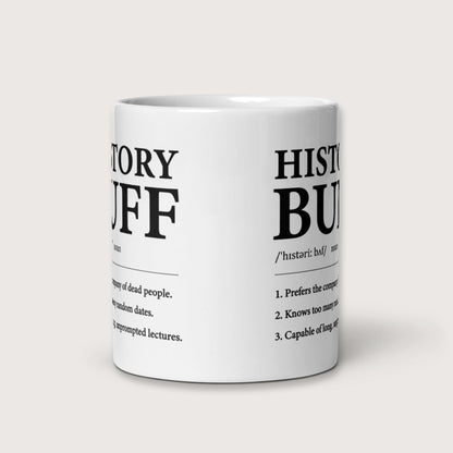 History Buff Definition Mug - history buff gift by HistoHead