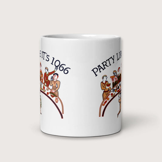 Bayeux Tapestry Party Like It's 1066 Mug - history buff gift by HistoHead