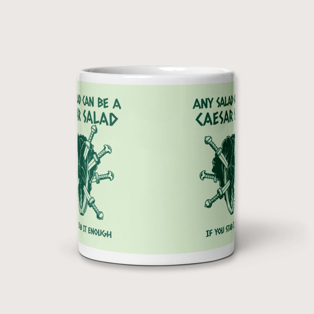 Caesar Salad Mug - history buff gift by HistoHead