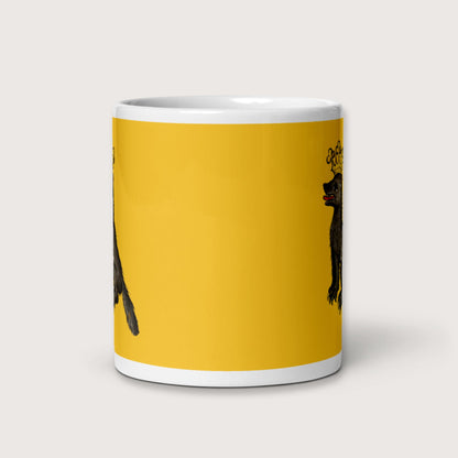 Medieval Wolf King Mug - history buff gift by HistoHead