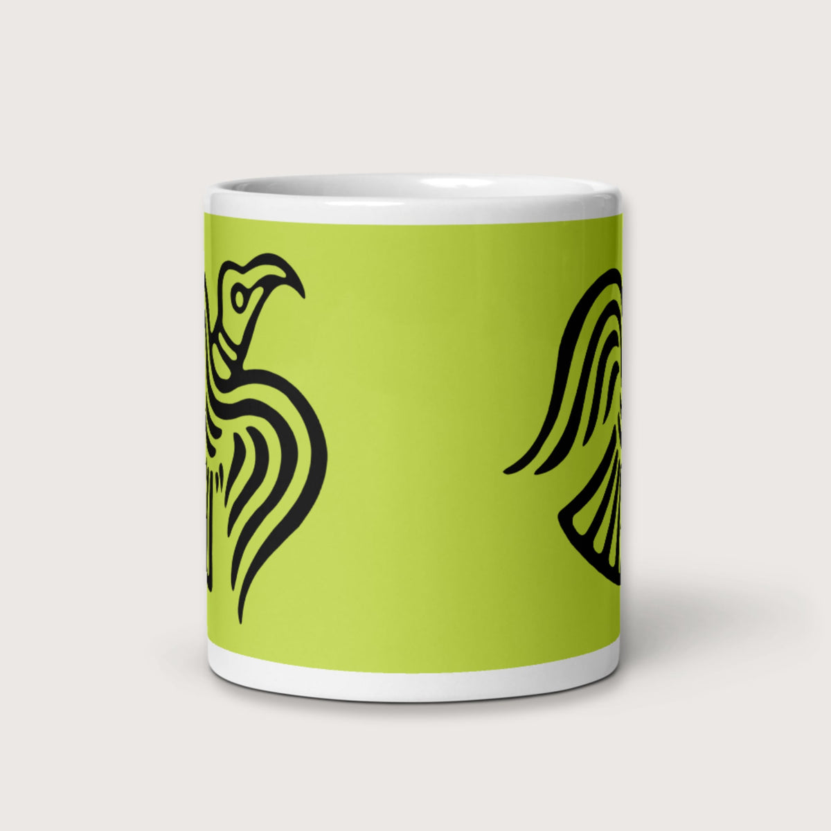 Viking Raven Symbol Mug - history buff gift by HistoHead