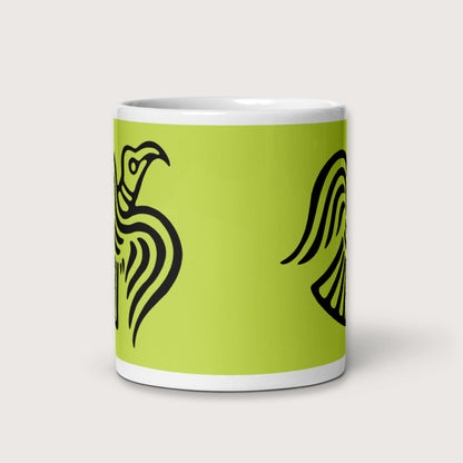 Viking Raven Symbol Mug - history buff gift by HistoHead