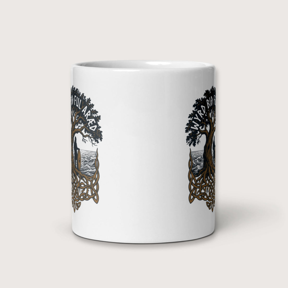 Old English Fate Is Inexorable Mug - history buff gift by HistoHead