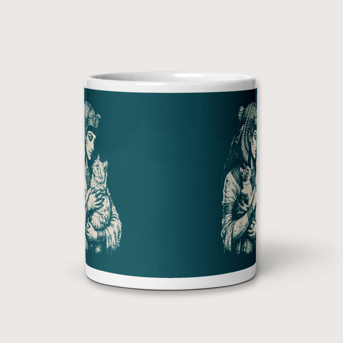 Cleopatra's Cats Mug - history buff gift by HistoHead