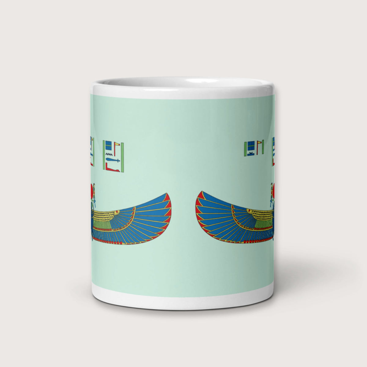 Khnum Hieroglyphs Mug - history buff gift by HistoHead