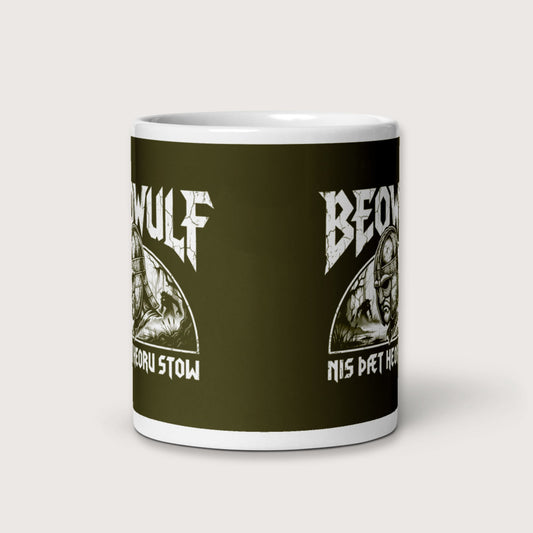 Beowulf That Is No Pleasant Place Old English Mug - history buff gift by HistoHead