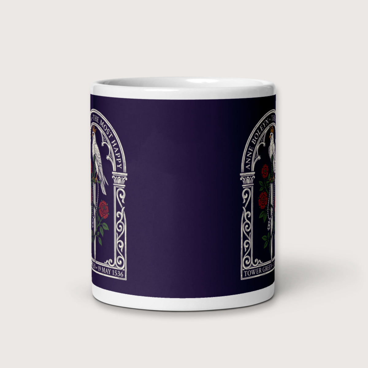 Anne Boleyn Falcon Mug - history buff gift by HistoHead