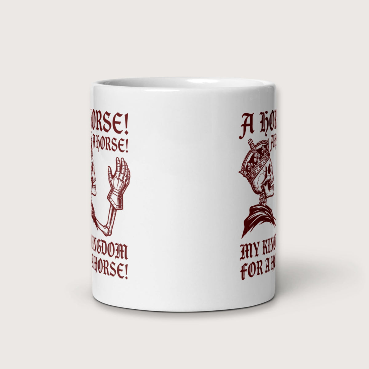 My Kingdom for a Horse Mug - history buff gift by HistoHead