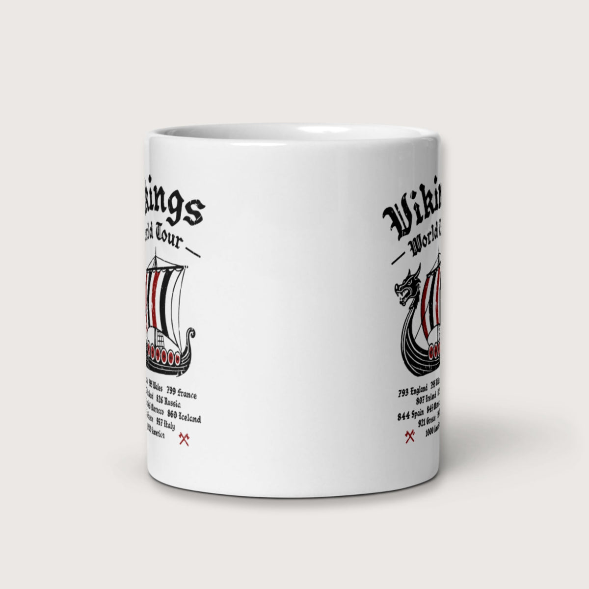 Vikings World Tour Mug - history buff gift by HistoHead