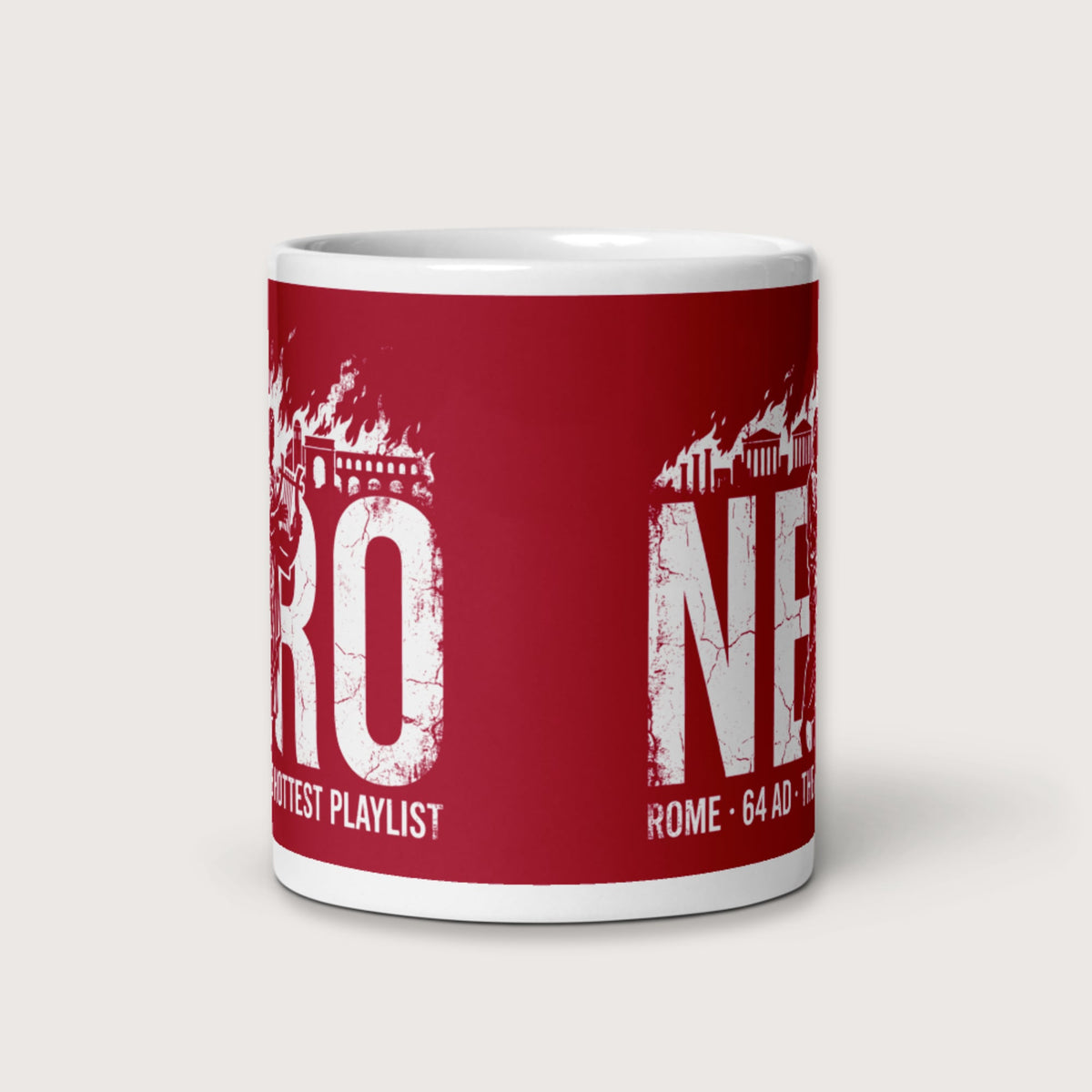 Nero's Hottest Playlist Mug - history buff gift by HistoHead