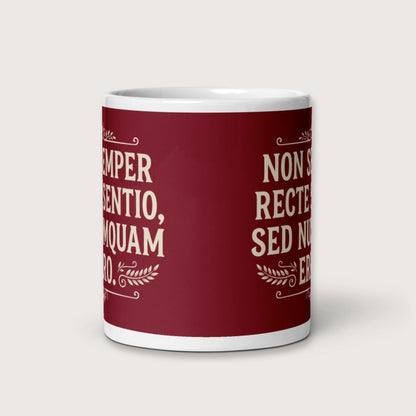 I'm Not Always Right But Never Wrong Latin Mug - history buff gift by HistoHead