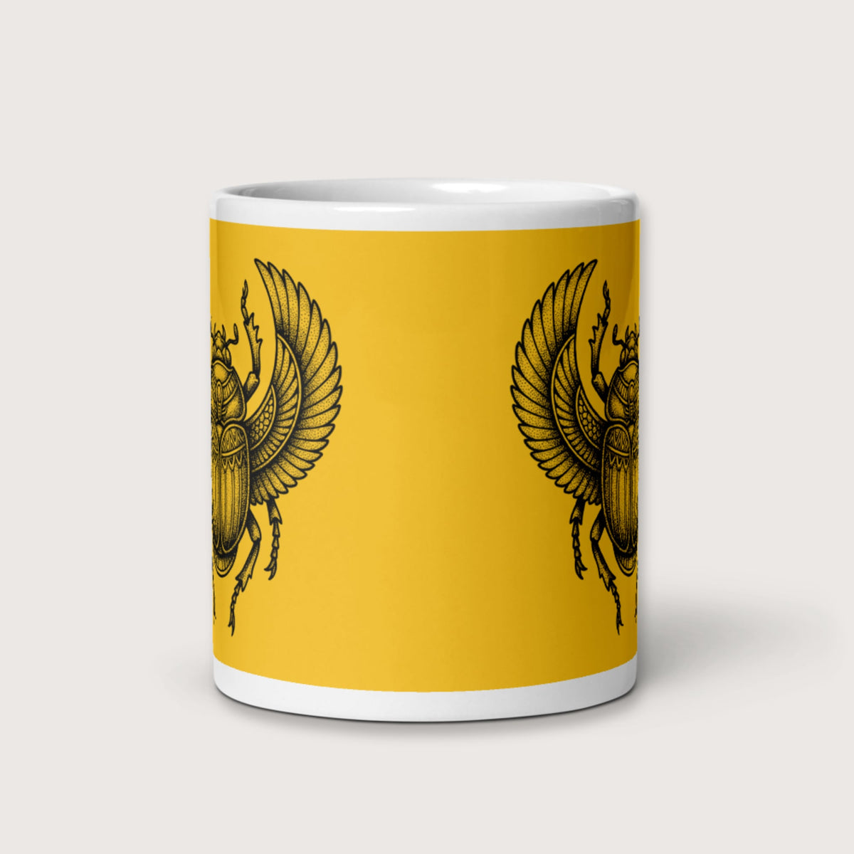 Khepri God of Rebirth Mug - history buff gift by HistoHead