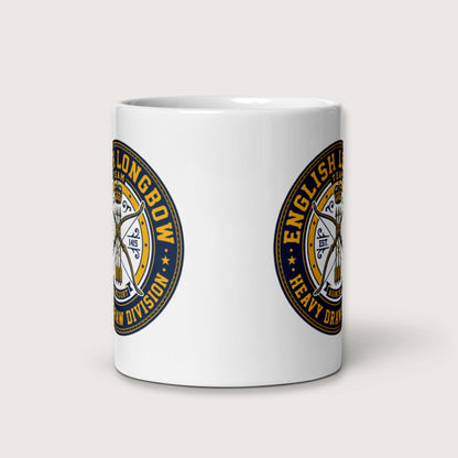 English Longbow Heavy Draw Division Mug - history buff gift by HistoHead