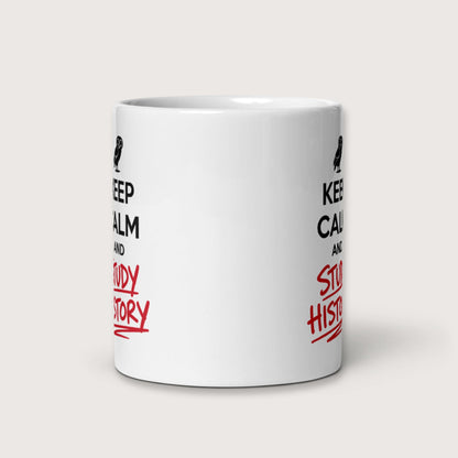 Keep Calm and Study History Mug - history buff gift by HistoHead