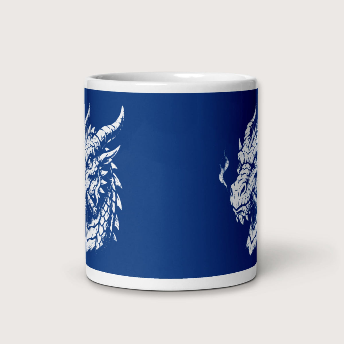 Smoking Dragon Mug - history buff gift by HistoHead