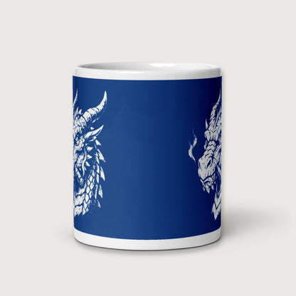 Smoking Dragon Mug - history buff gift by HistoHead