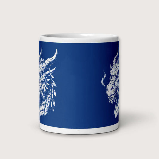 Smoking Dragon Mug - history buff gift by HistoHead