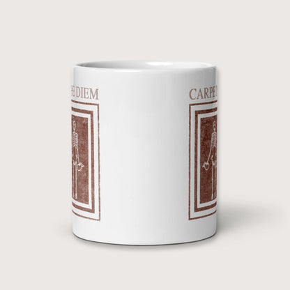 Carpe Diem Skeleton Mug - history buff gift by HistoHead