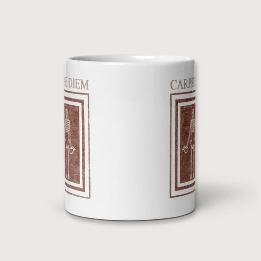 Carpe Diem Skeleton Mug - history buff gift by HistoHead