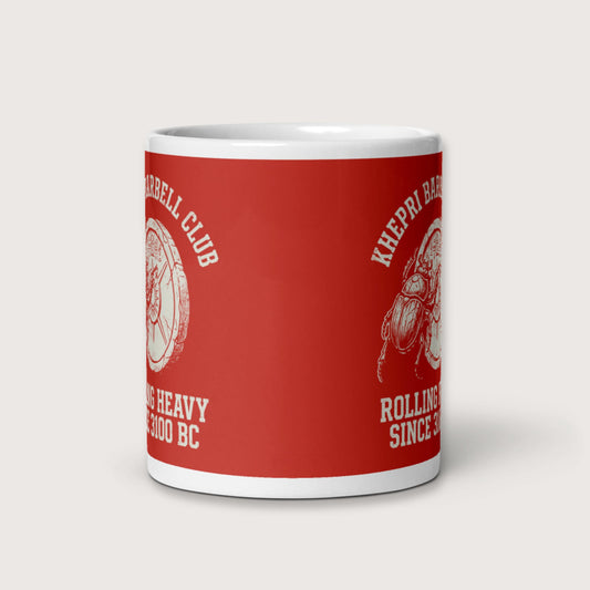 Khepri Barbell Club Mug - history buff gift by HistoHead