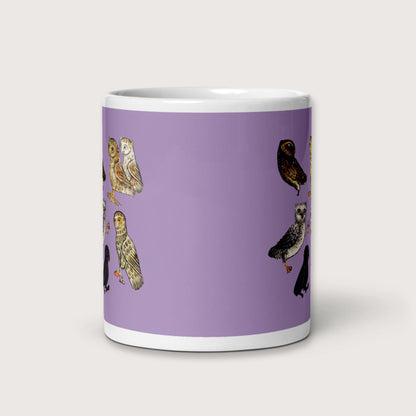 Weird Medieval Owls Mug - history buff gift by HistoHead