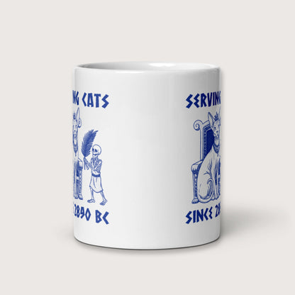 Serving Cats Since 2890 BC Mug - history buff gift by HistoHead