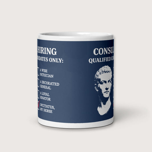 Caligula's Nominee for Consul Mug - history buff gift by HistoHead