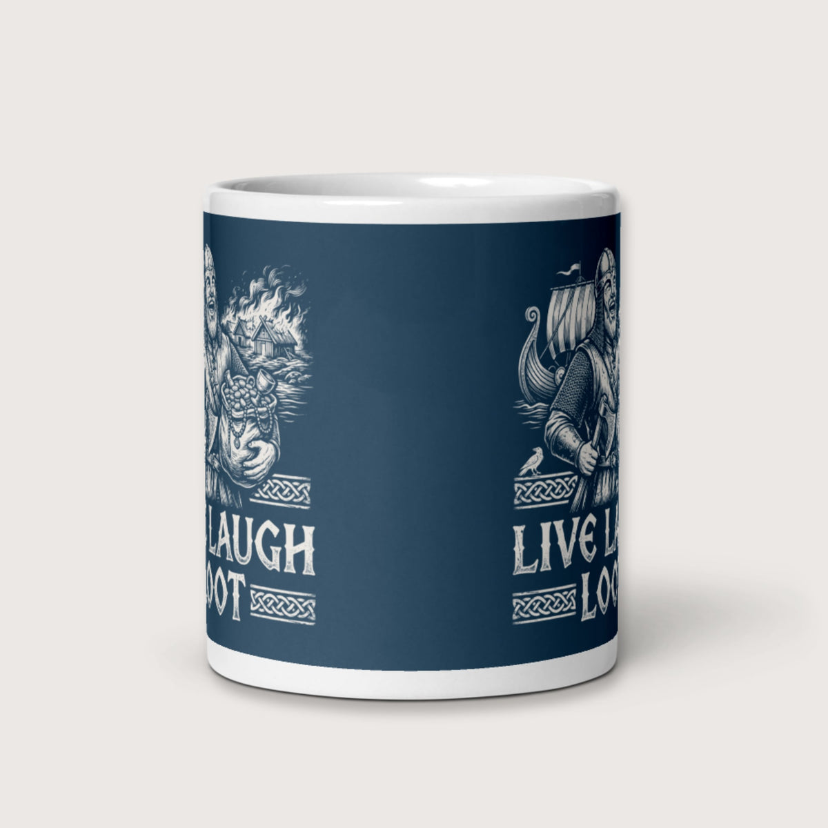 Live Laugh Loot Mug - history buff gift by HistoHead