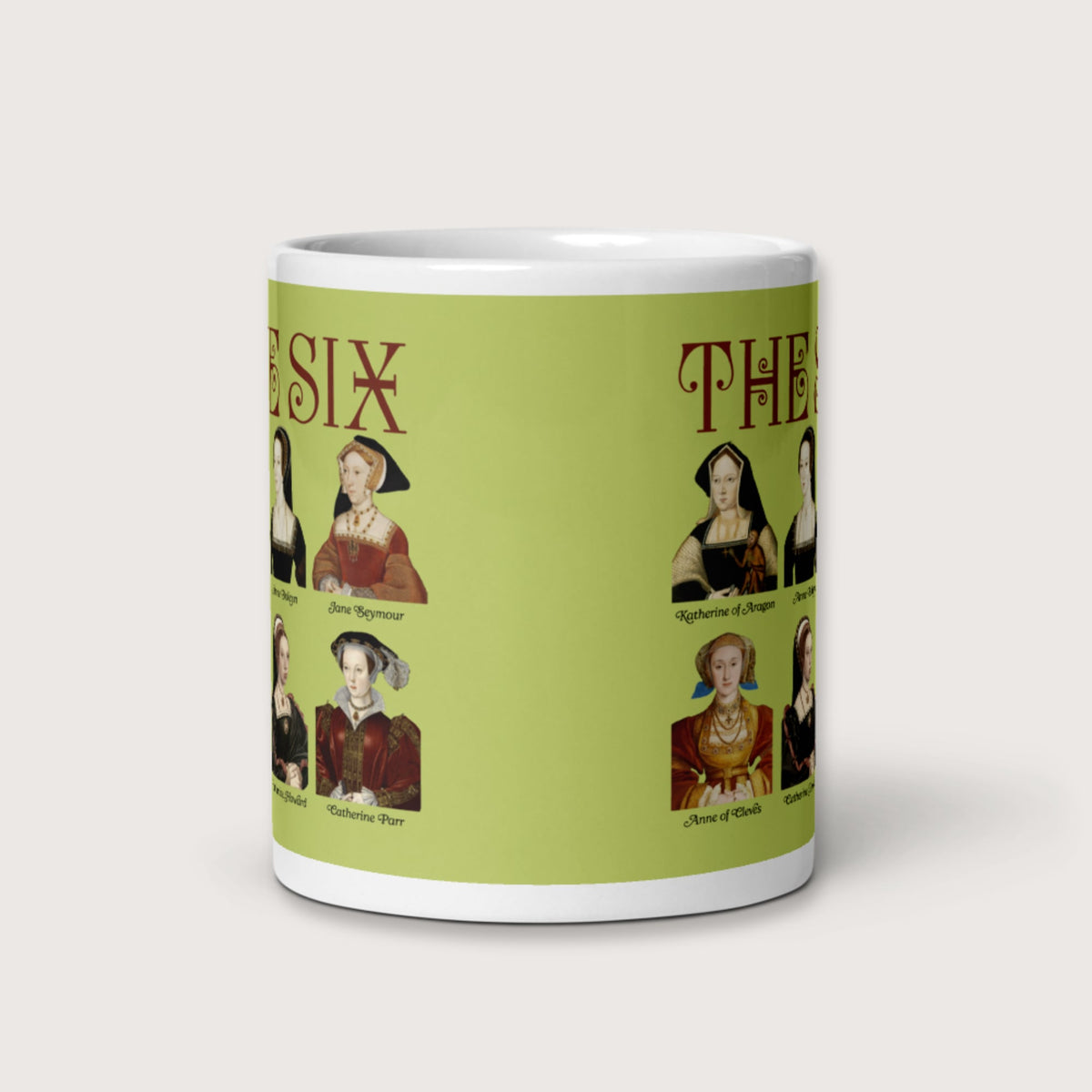 The Six Mug - history buff gift by HistoHead