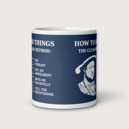 Henry VIII's Breakup Guide Mug - history buff gift by HistoHead