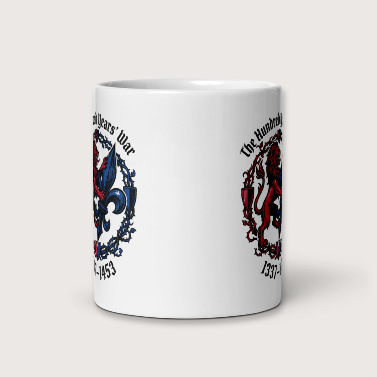 The Hundred Years' War Mug - history buff gift by HistoHead