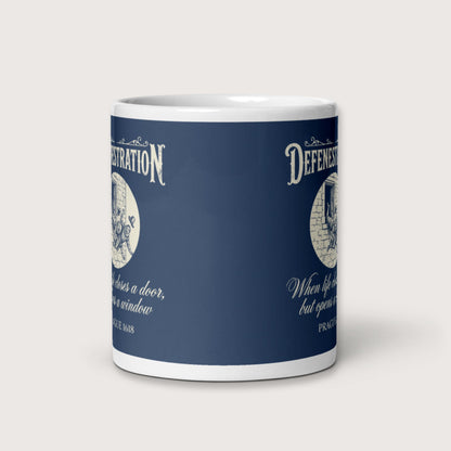 Defenestration When Life Closes A Door But Opens A Window Mug - history buff gift by HistoHead