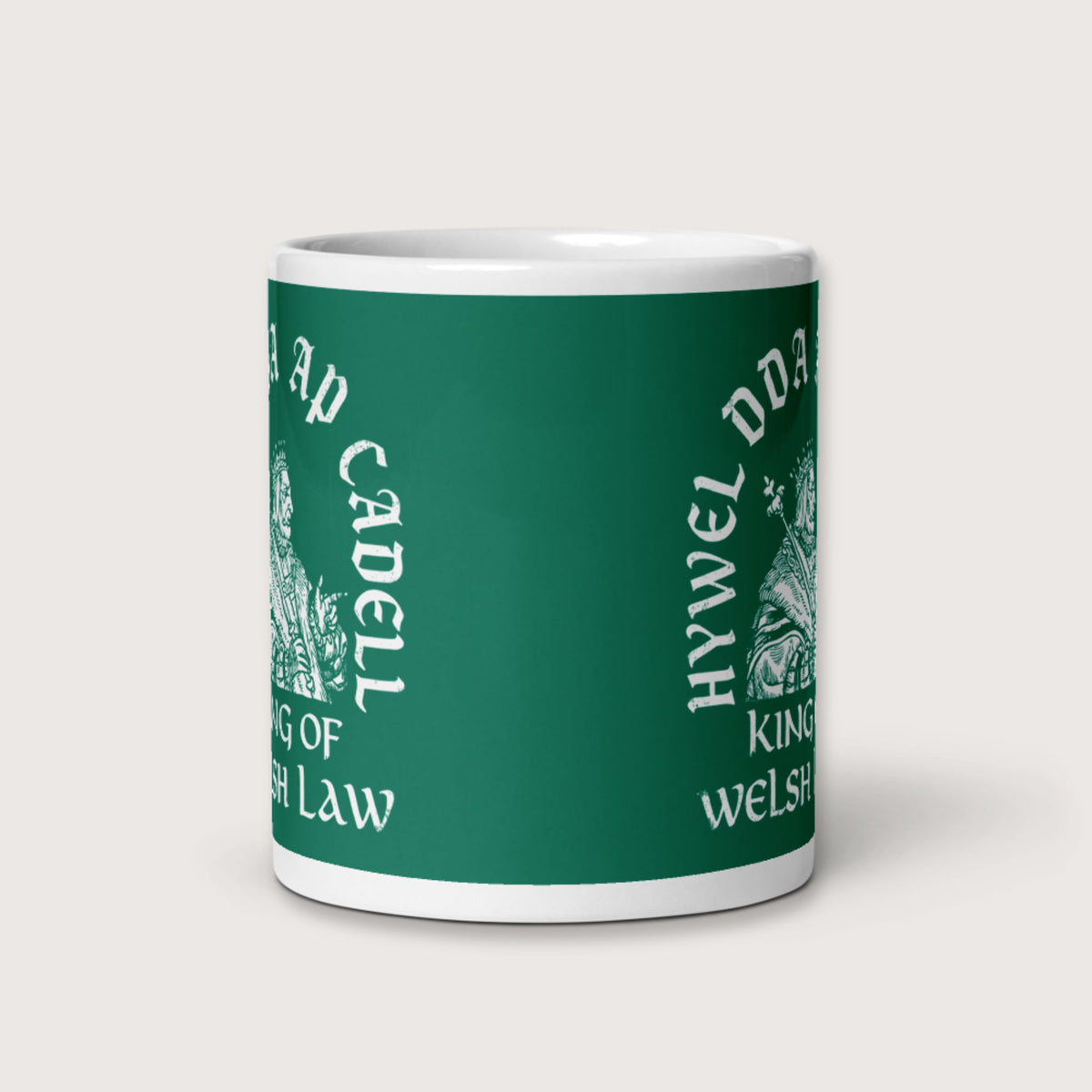 Hywel Dda King of Welsh Law Mug - history buff gift by HistoHead