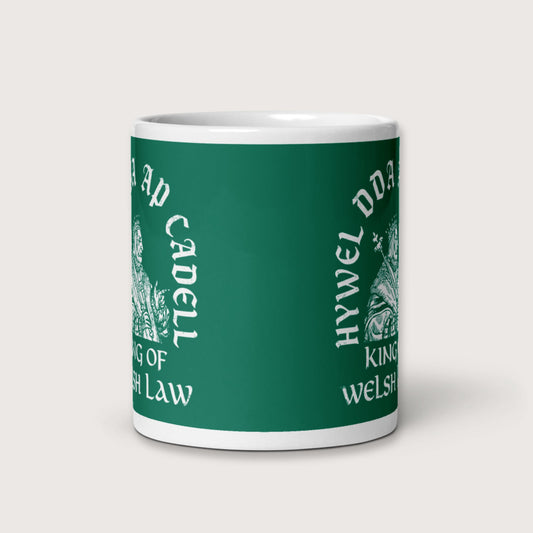Hywel Dda King of Welsh Law Mug - history buff gift by HistoHead