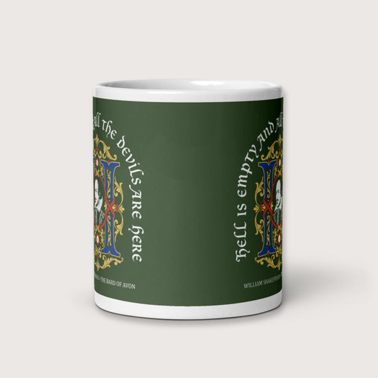 Shakespeare Hell Is Empty Mug - history buff gift by HistoHead