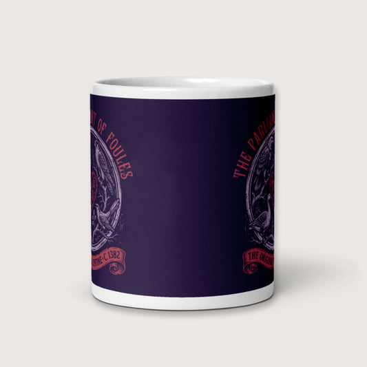 Chaucer Parliament of Foules Valentine Mug - history buff gift by HistoHead