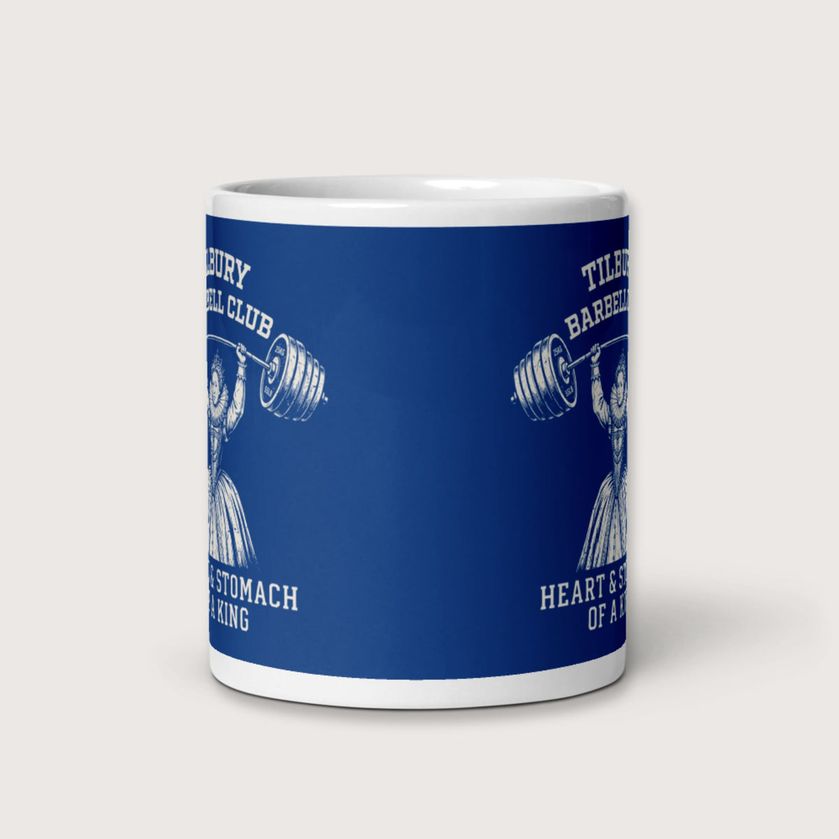 Elizabeth I Tilbury Barbell Club Mug - history buff gift by HistoHead