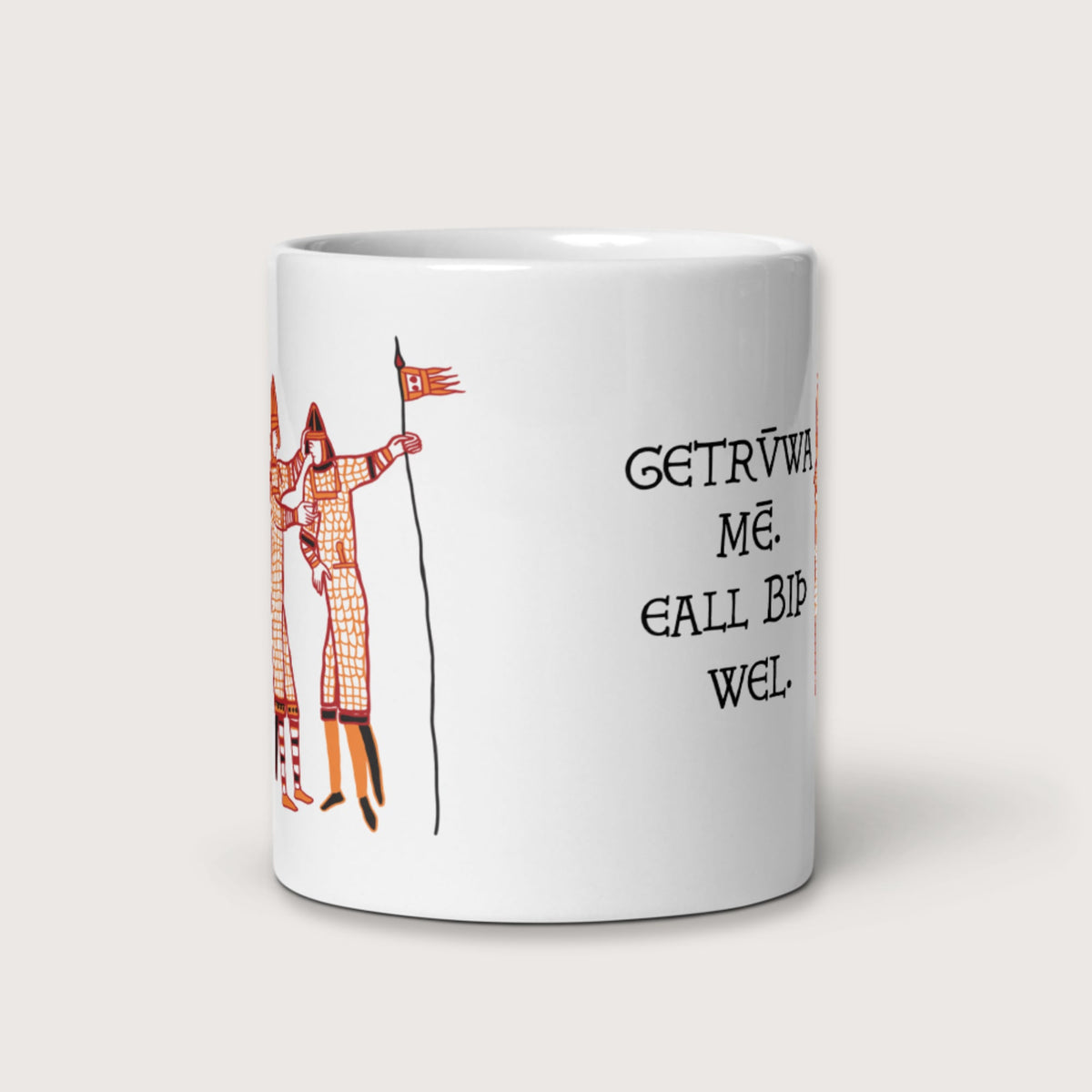Bayeux Tapestry Trust Me Everything Will Be Fine Old English Mug - history buff gift by HistoHead
