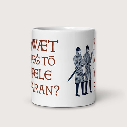 What Could Possibly Go Wrong in Old English Mug - history buff gift by HistoHead
