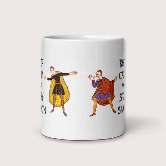 Harold Godwinson Keep Calm and Stay Saxon Mug - history buff gift by HistoHead
