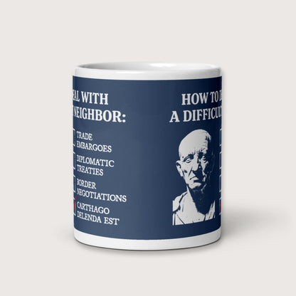 Cato's Foreign Policy Mug - history buff gift by HistoHead